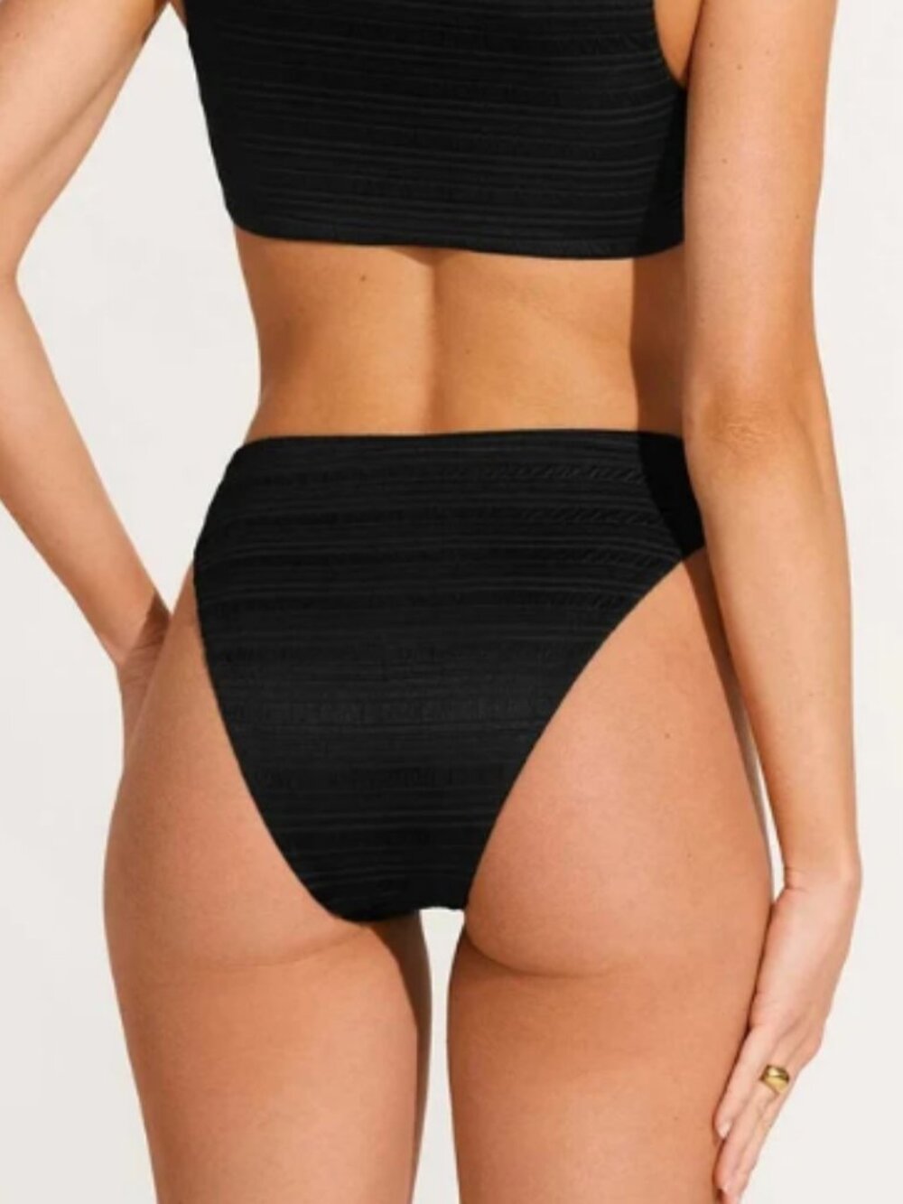 Vitamin A Black Bikini Bottom